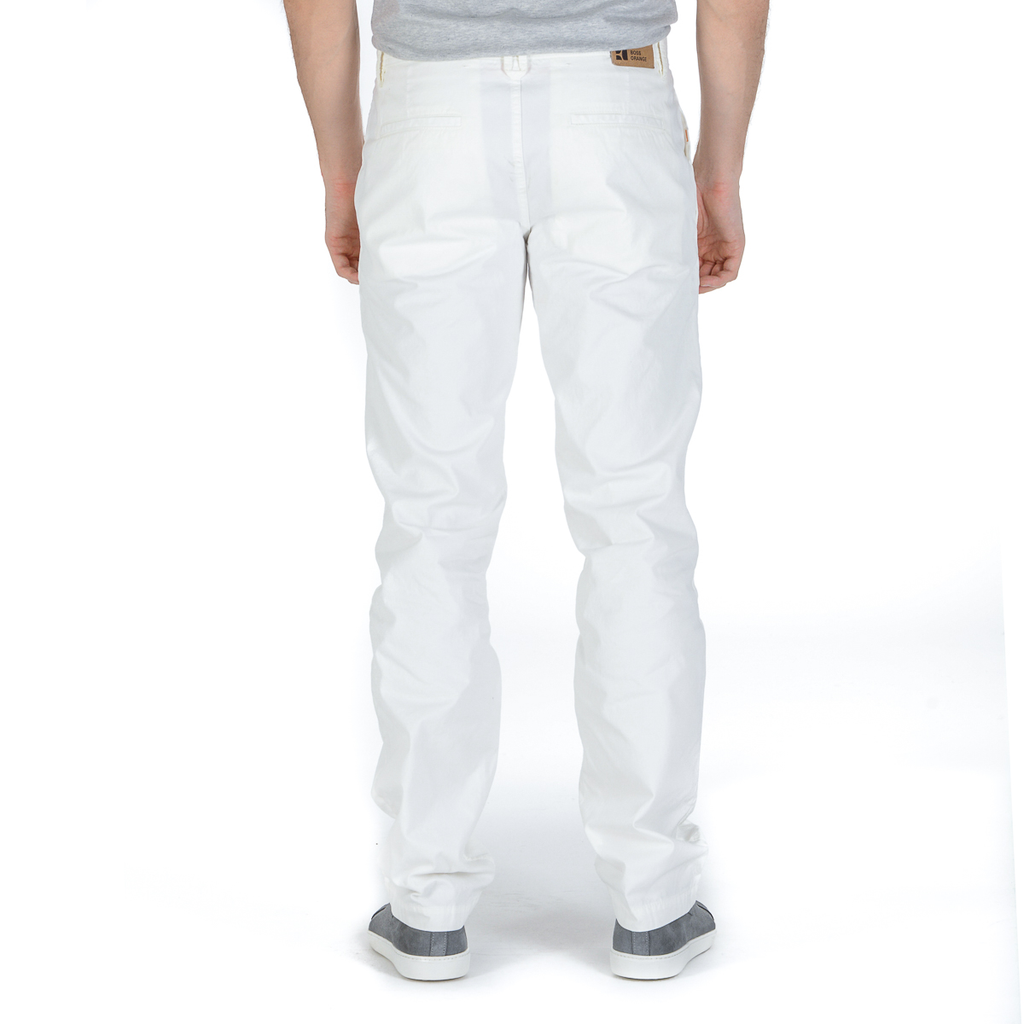 Pantaloni da uomo Hugo Boss bianchi SCHINO
