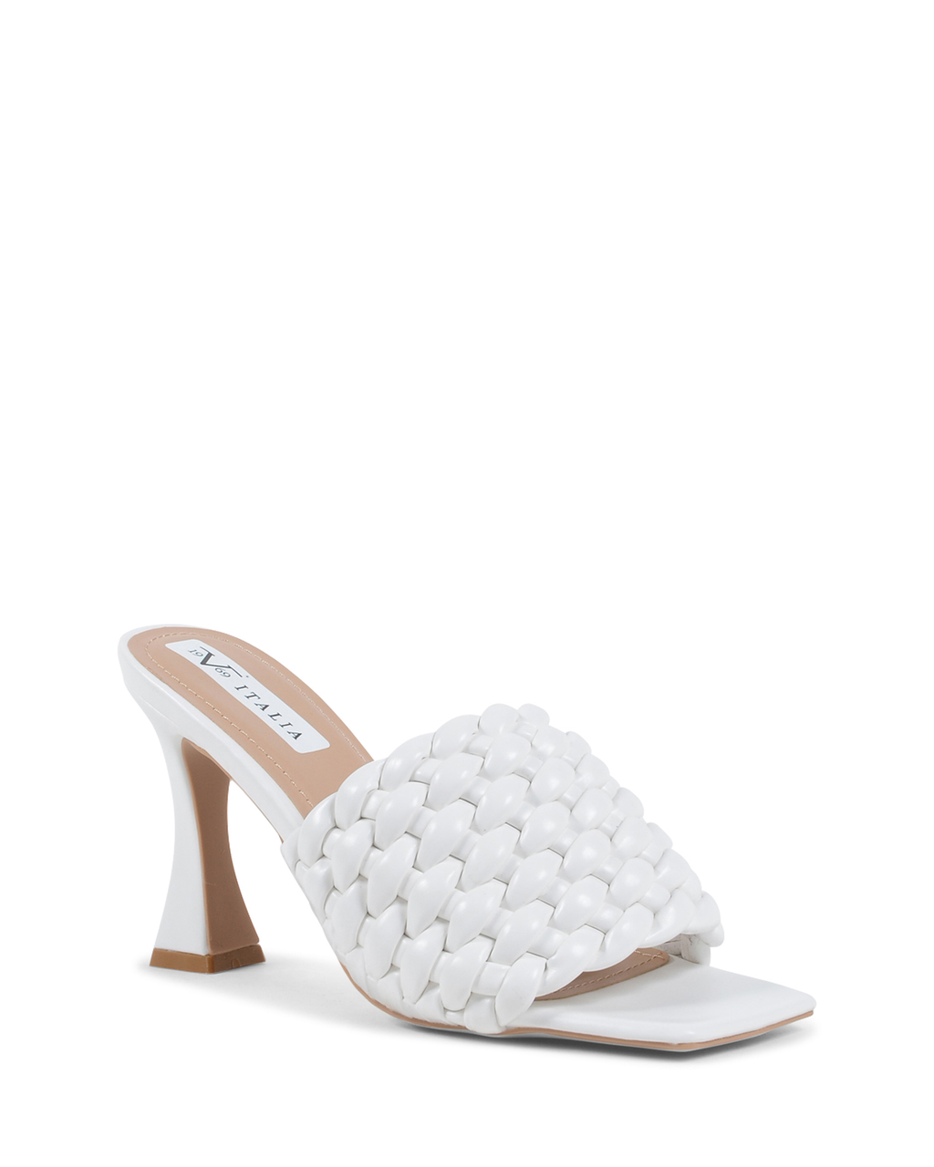 19V69 Italia Sandalo Mule da Donna Bianco V8185 BIANCO