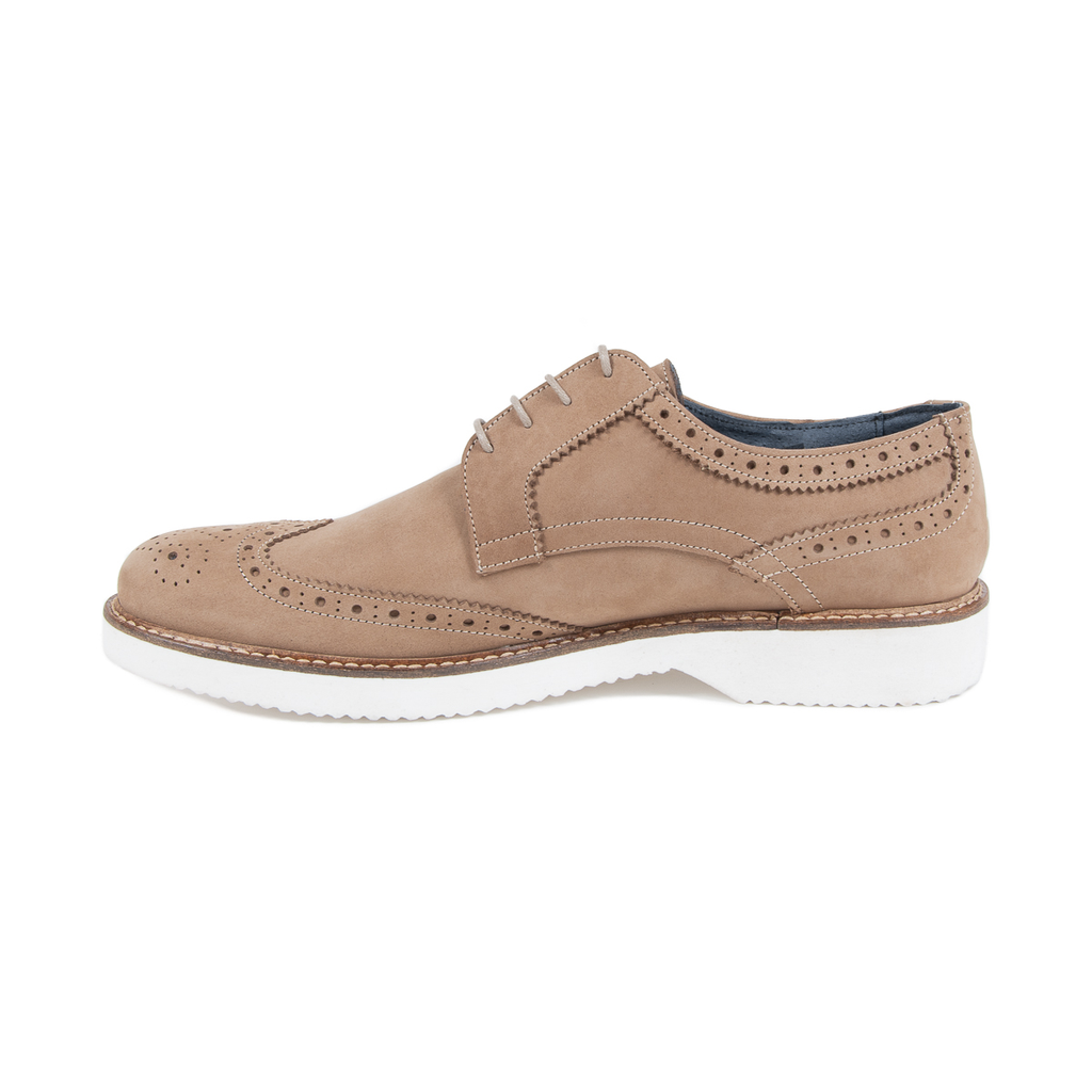 Scarpe brogue da uomo V 1969 Italia Marrone HARRY 5141 NABUK VAR 3