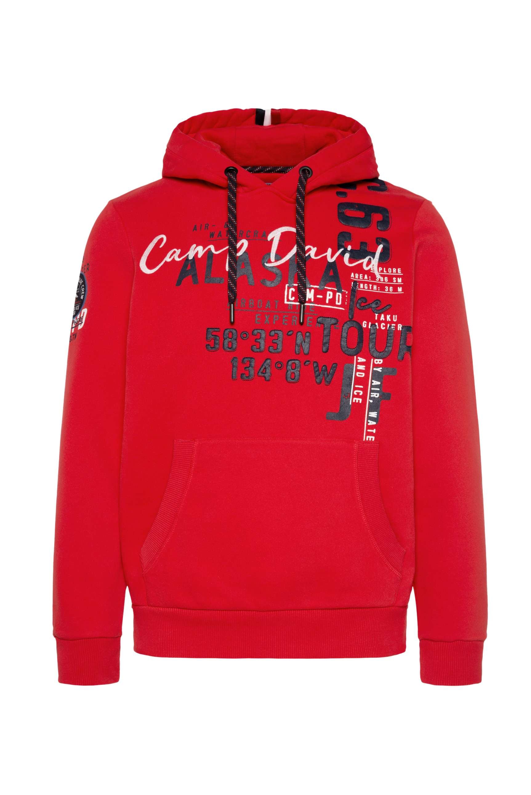 Felpa con cappuccio da uomo Camp David