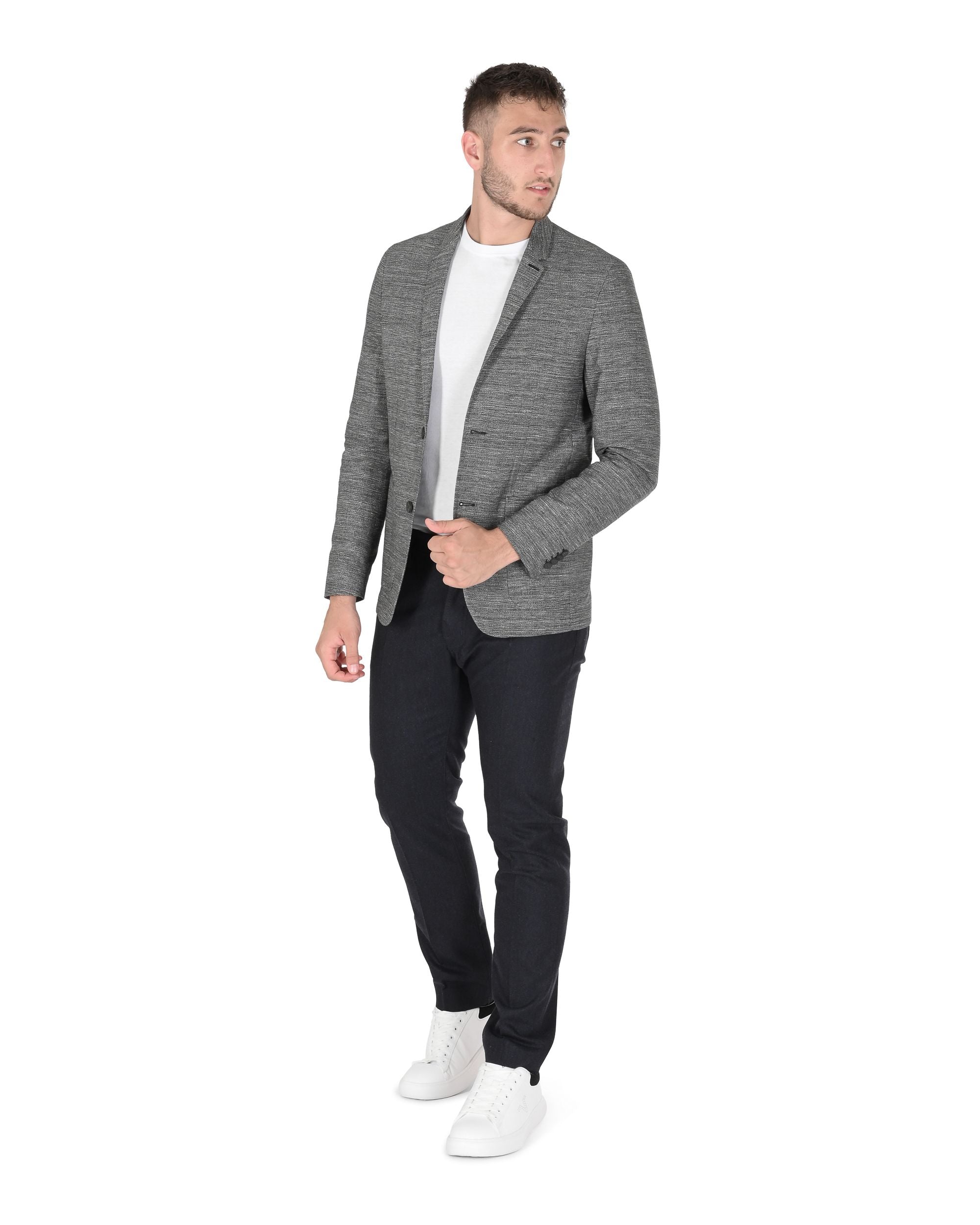 Calvin Klein Blazer da uomo nero K10K100756013