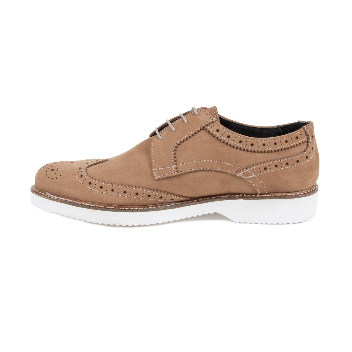 Scarpe brogue da uomo V 1969 Italia Marrone HARRY 5141 NABUK VAR 2