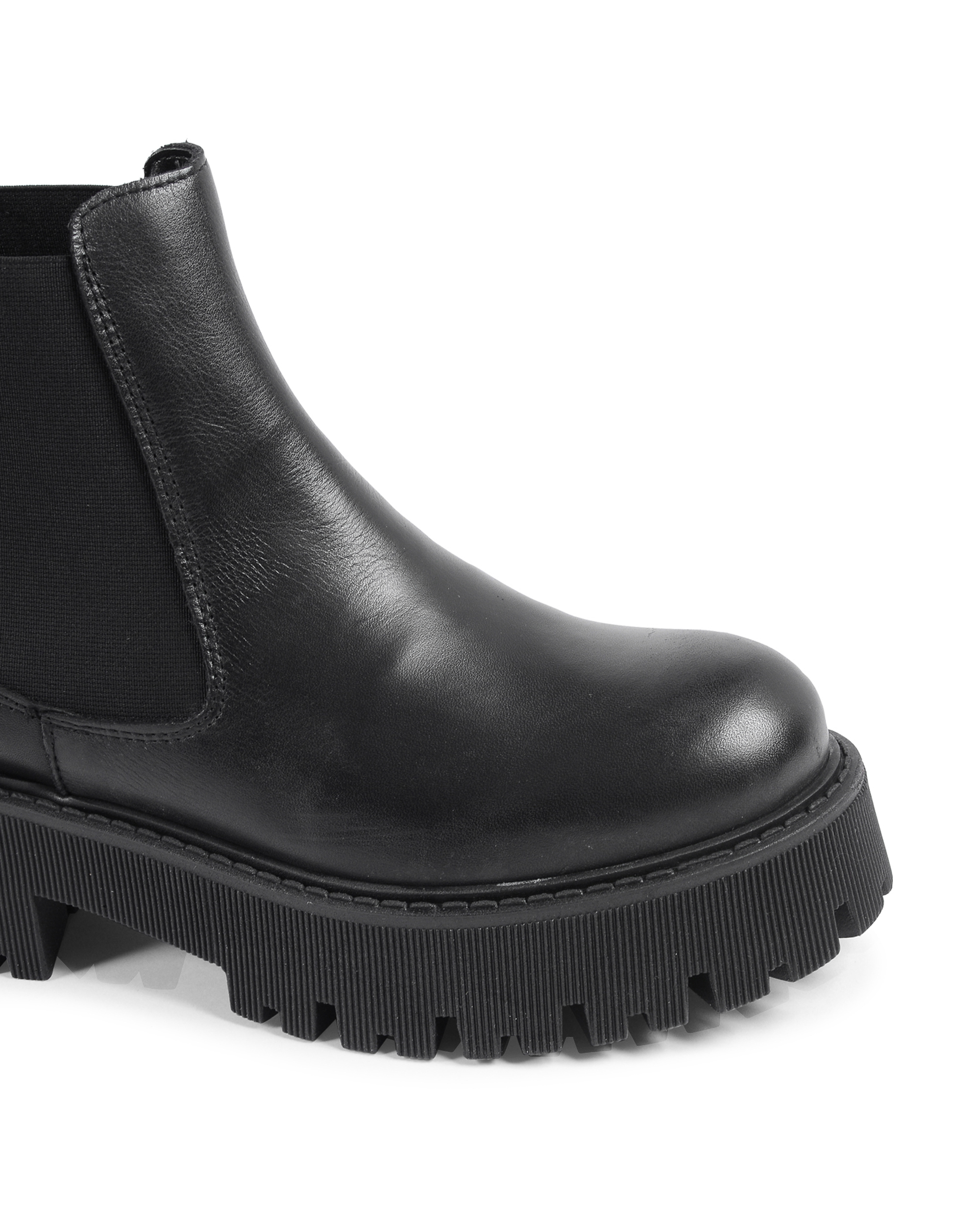 19V69 Italia Womens Short Boot Black 600-V VITELLO NERO