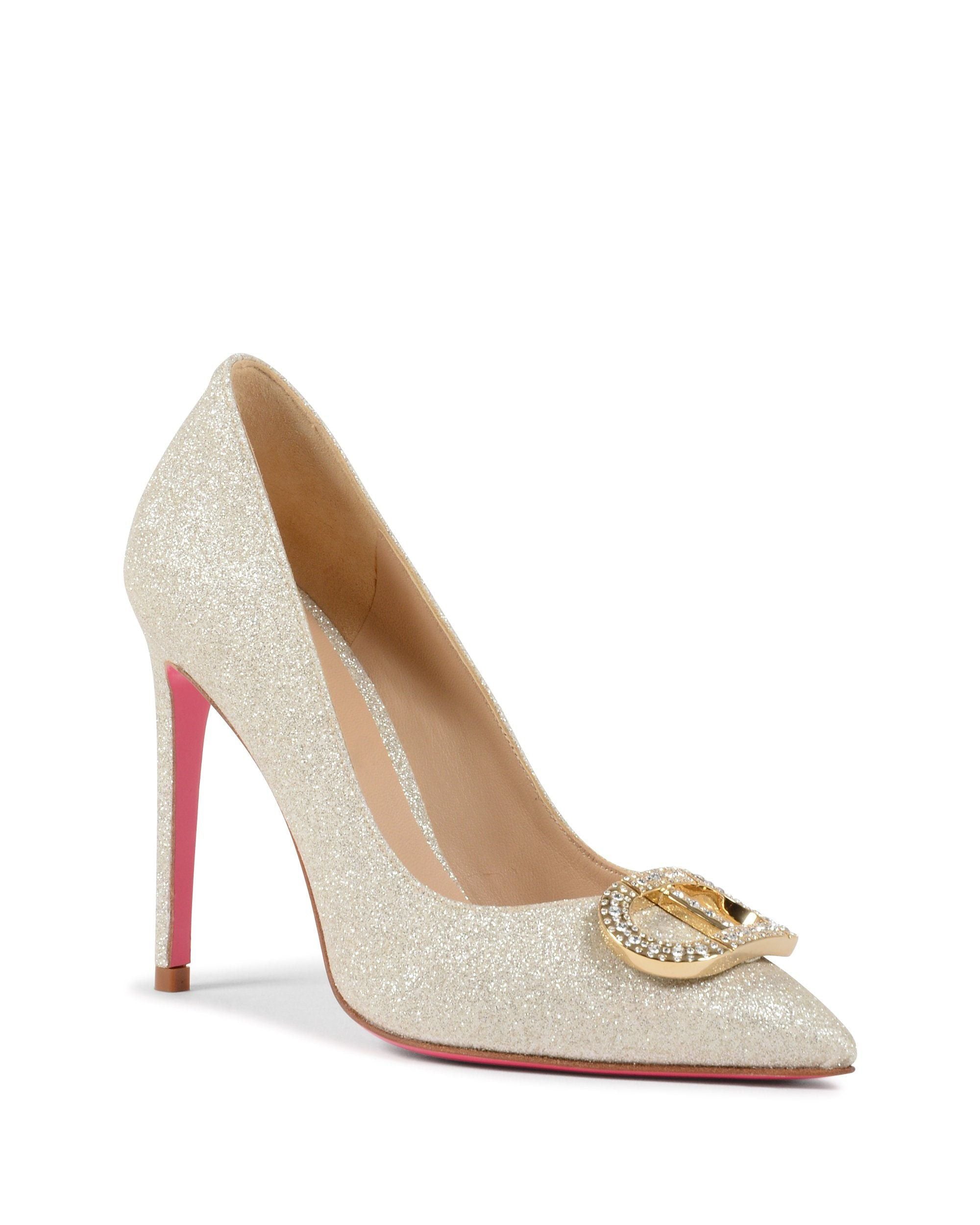 Cindarella Pump Platino Brillante