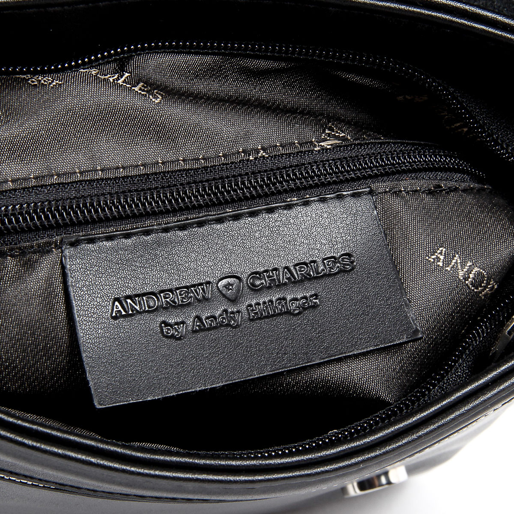 Borsa a mano da uomo Andrew Charles nera CARL