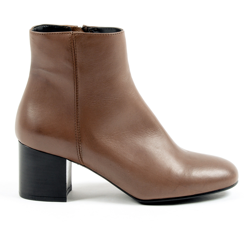 V 1969 Italia Stivaletto con tacco da donna Marrone MAD