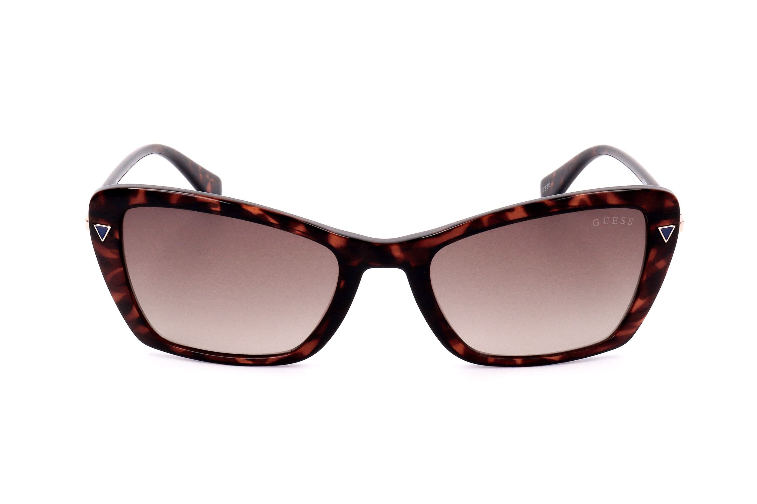 Occhiali da sole da donna Guess GU7654 52F 52 19 135 AVANA SCURO