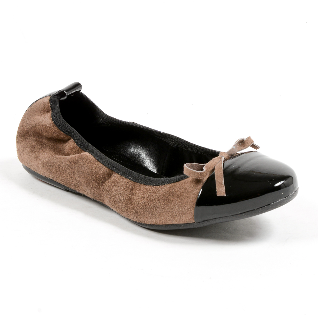 Andrew Charles Ballerina morbida da donna Taupe PATTI