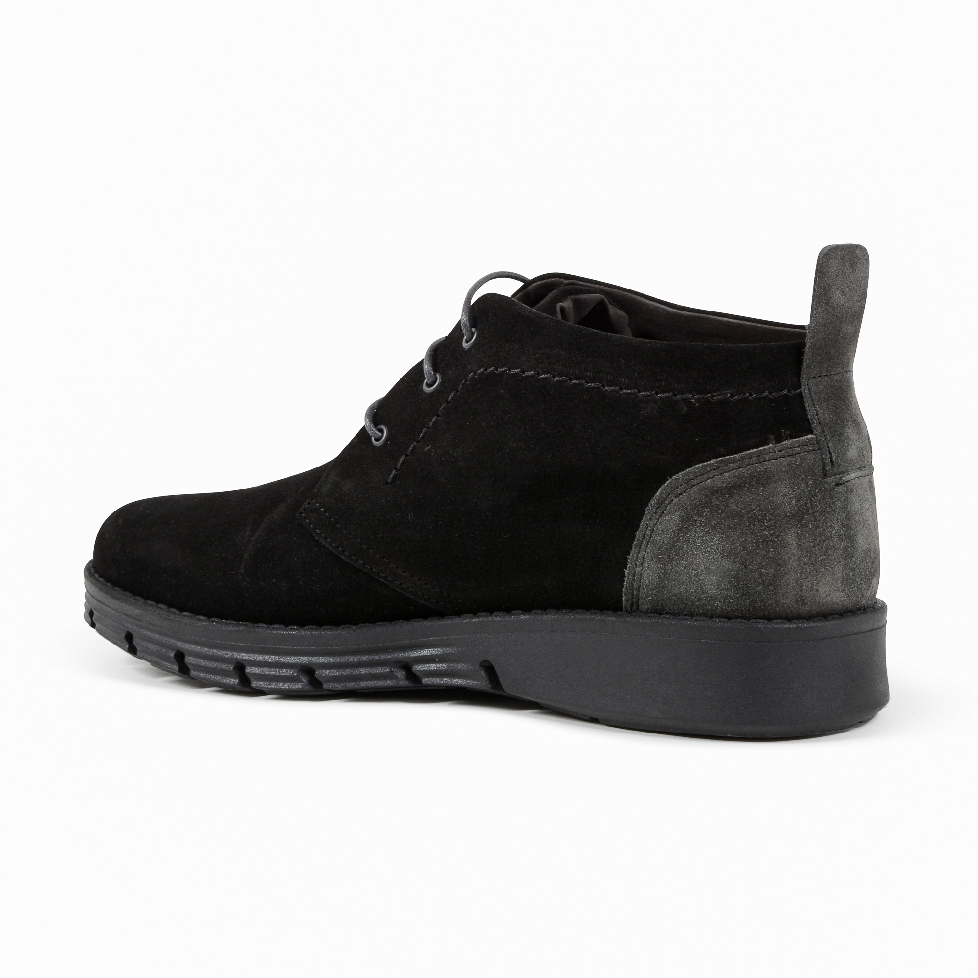 Stivaletto Uomo 19V69 Italia Nero Grigio 930 CAMOSCIO NERO GRIGIO