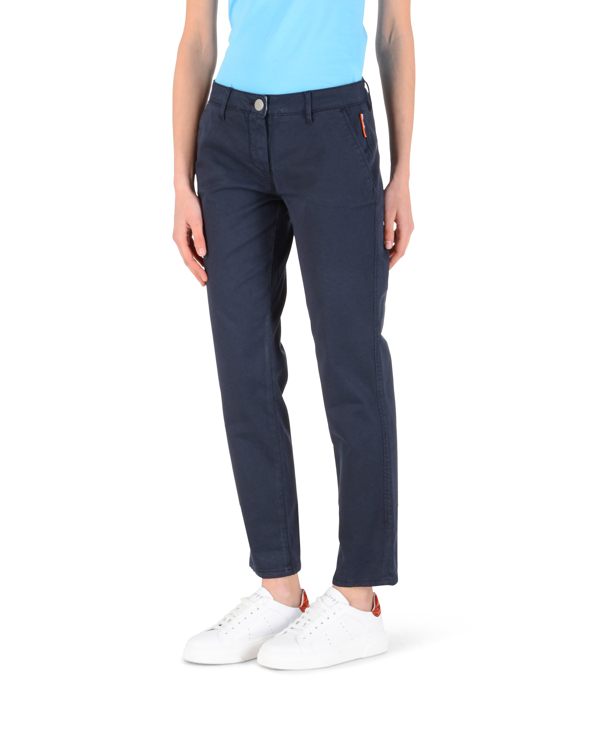 Pantaloni da donna Andrew Charles Regular Fit YOKO NAVY