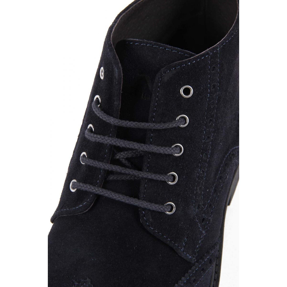 V 1969 Italia Stivaletto Uomo V2660 CAMOSCIO NAVY