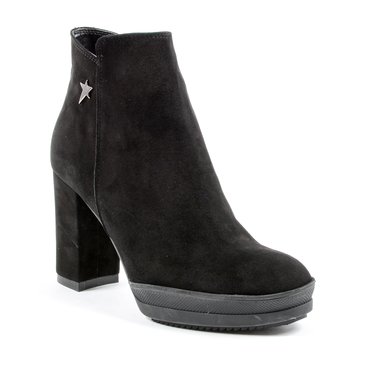 Stivaletti con tacco da donna Andrew Charles neri SHERYL