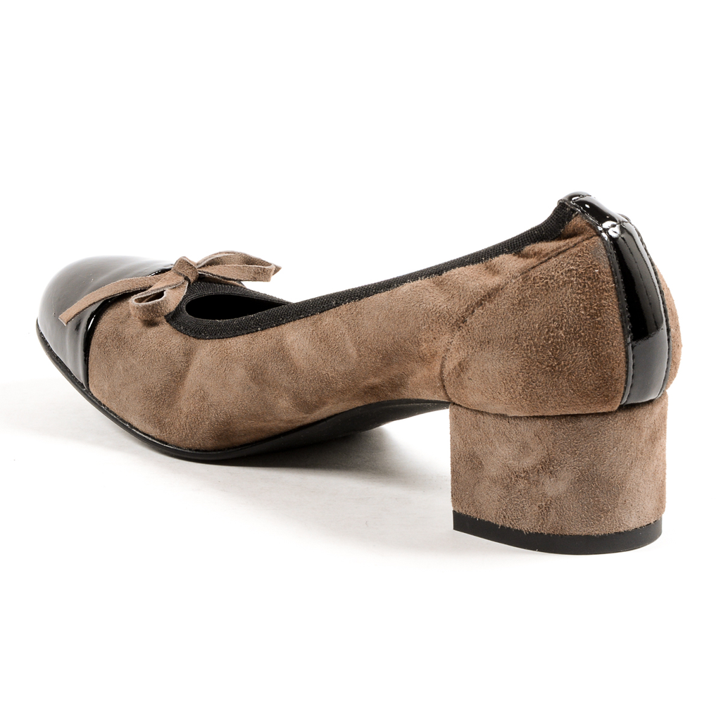 Andrew Charles Ballerina da donna color talpa FLORENCE