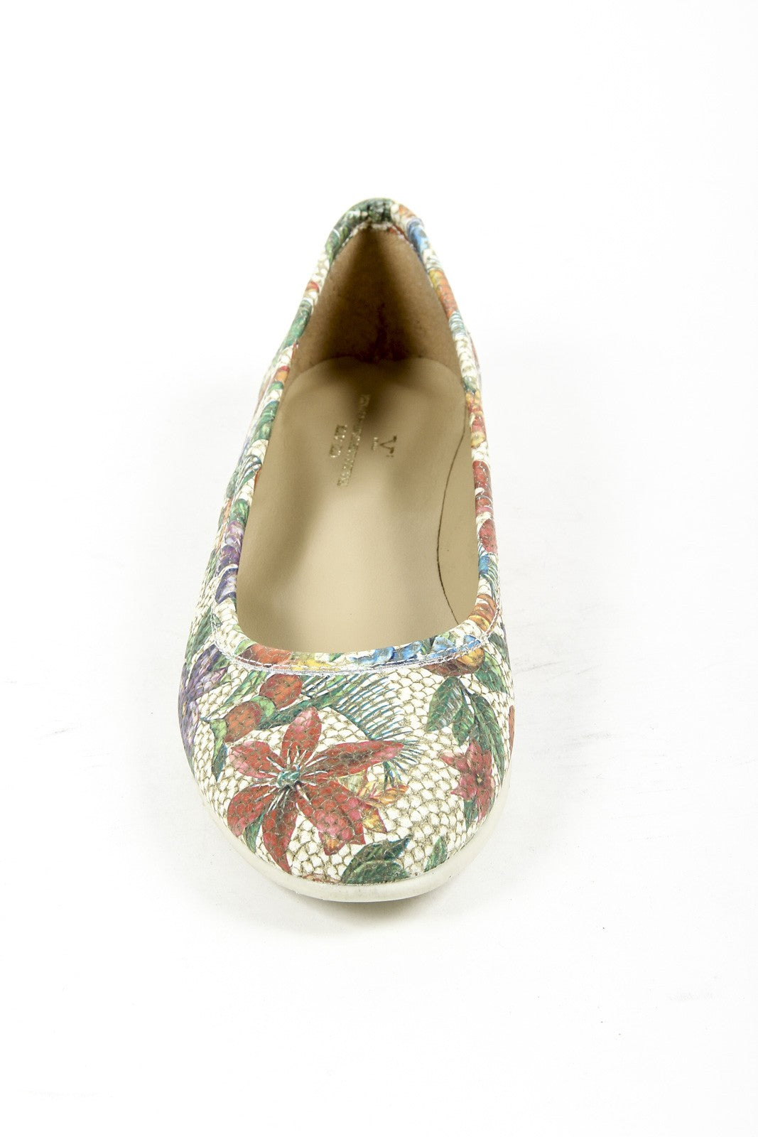 V 1969 Italia Ballerina da donna E08 FIORI OSSO