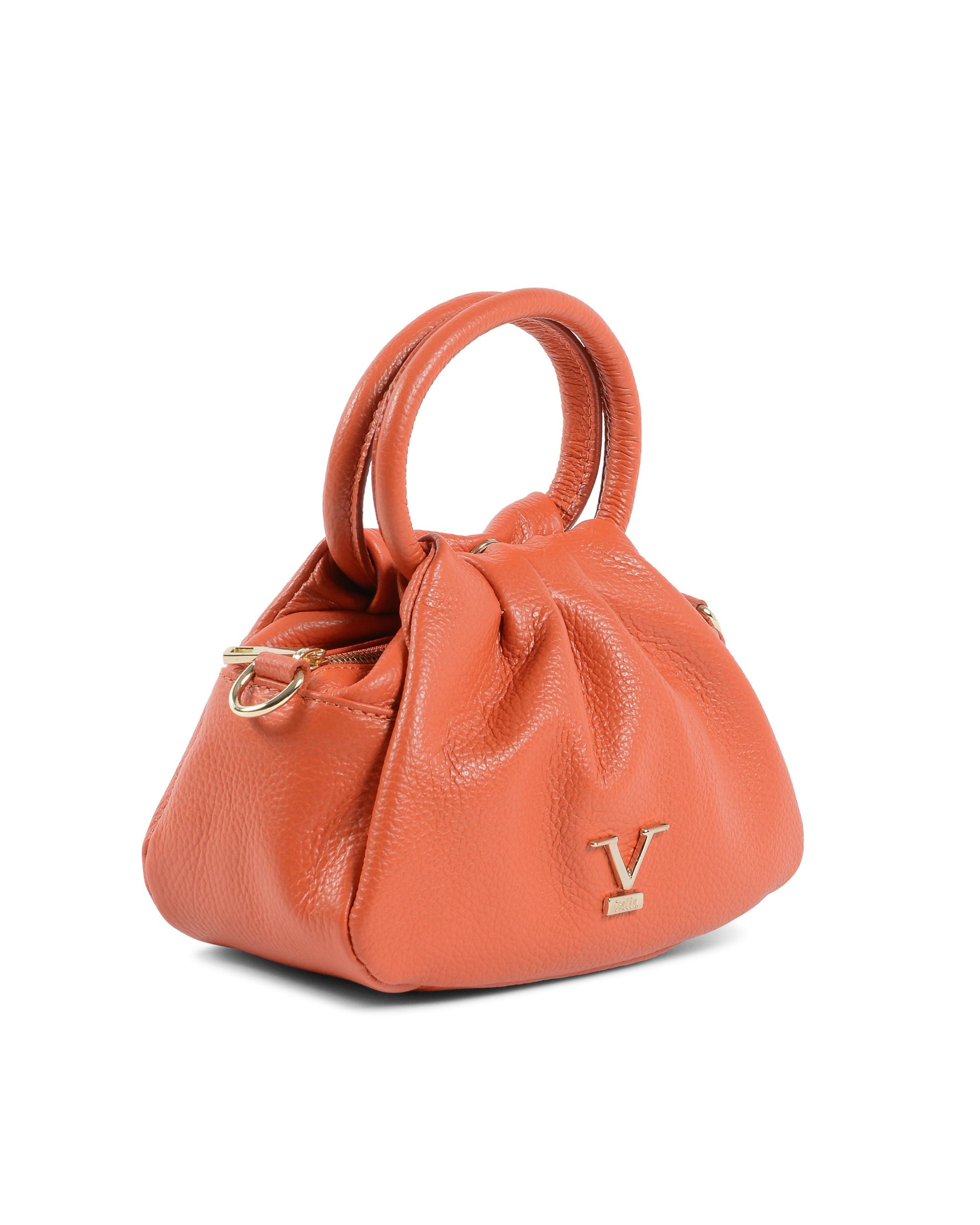 Mini Borsa Da Donna V Italia Arancione 10311 DOLLARO PAPAYA