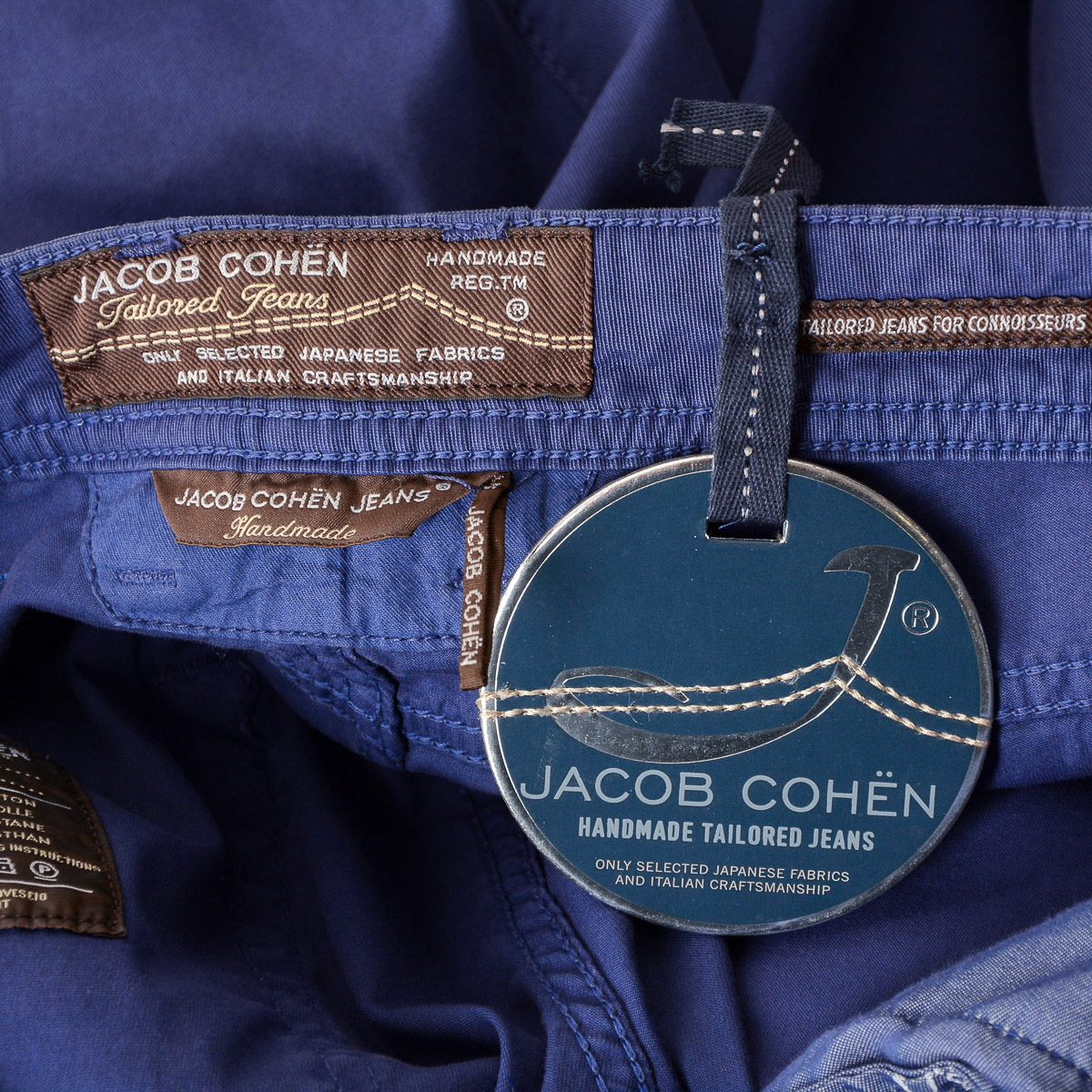 Pantaloni da uomo Jacob Cohen J620 blu