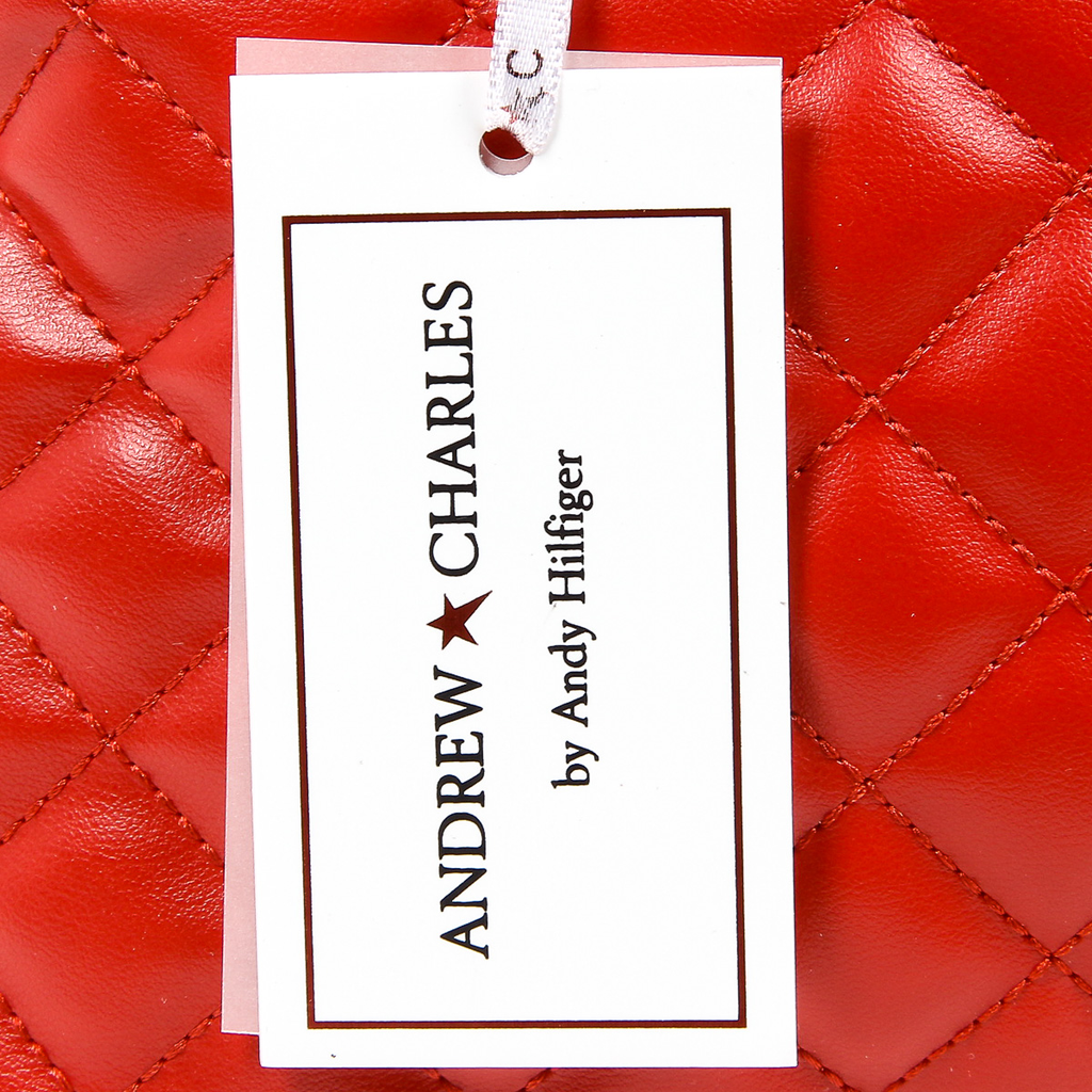 Borsa a mano da donna Andrew Charles rossa HOPE