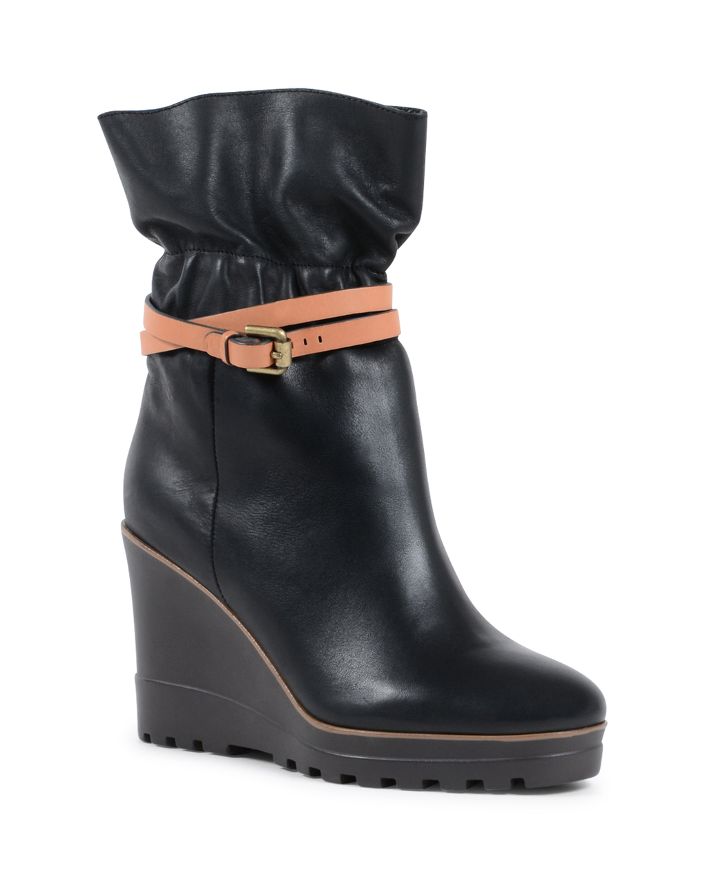 ChloÃ¨ Stivale corto da donna nero SB31111A 999 NERO