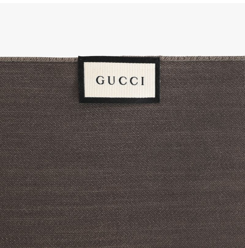 Gucci sciarpa uomo 70x200 marrone