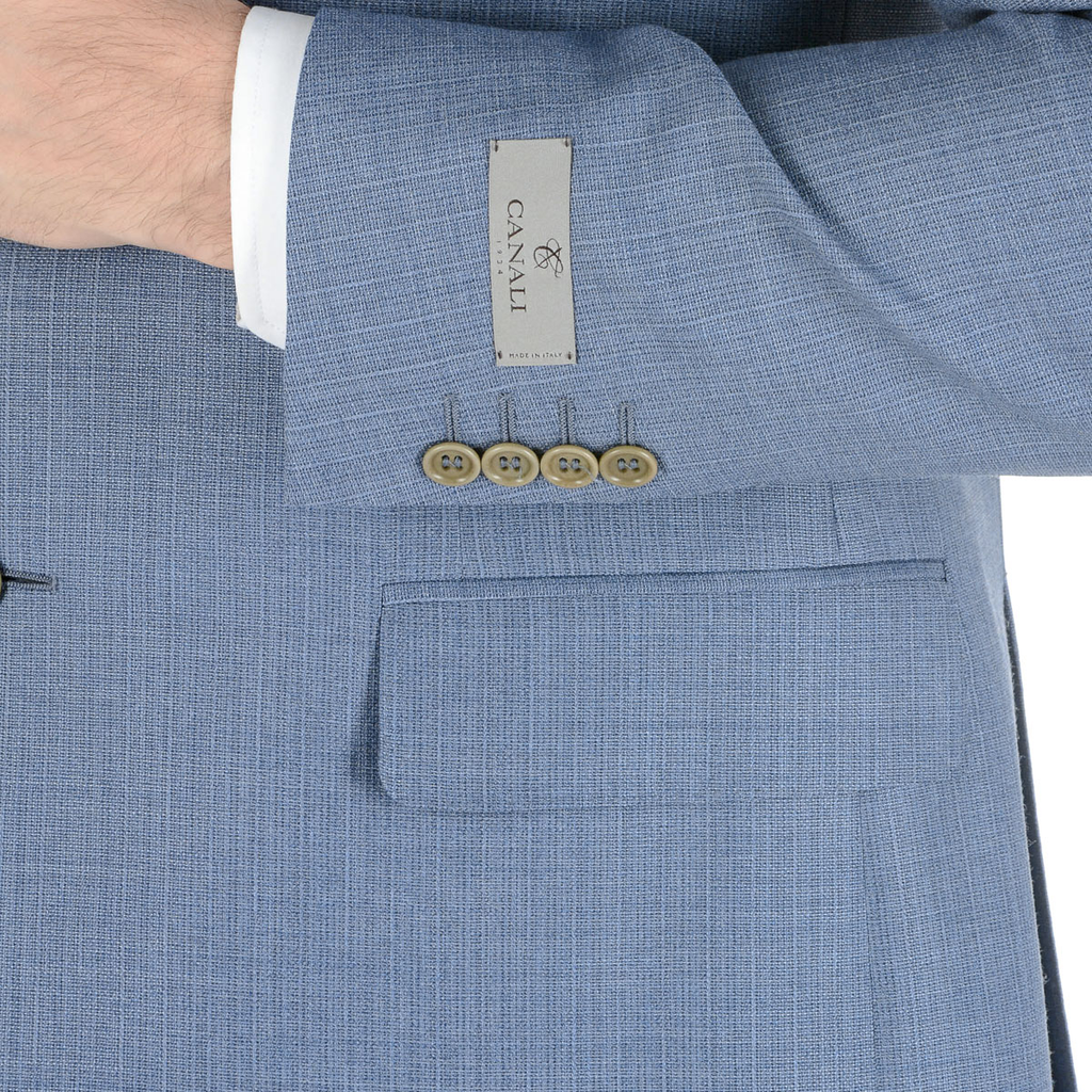 Abito da uomo Canali maniche lunghe azzurro