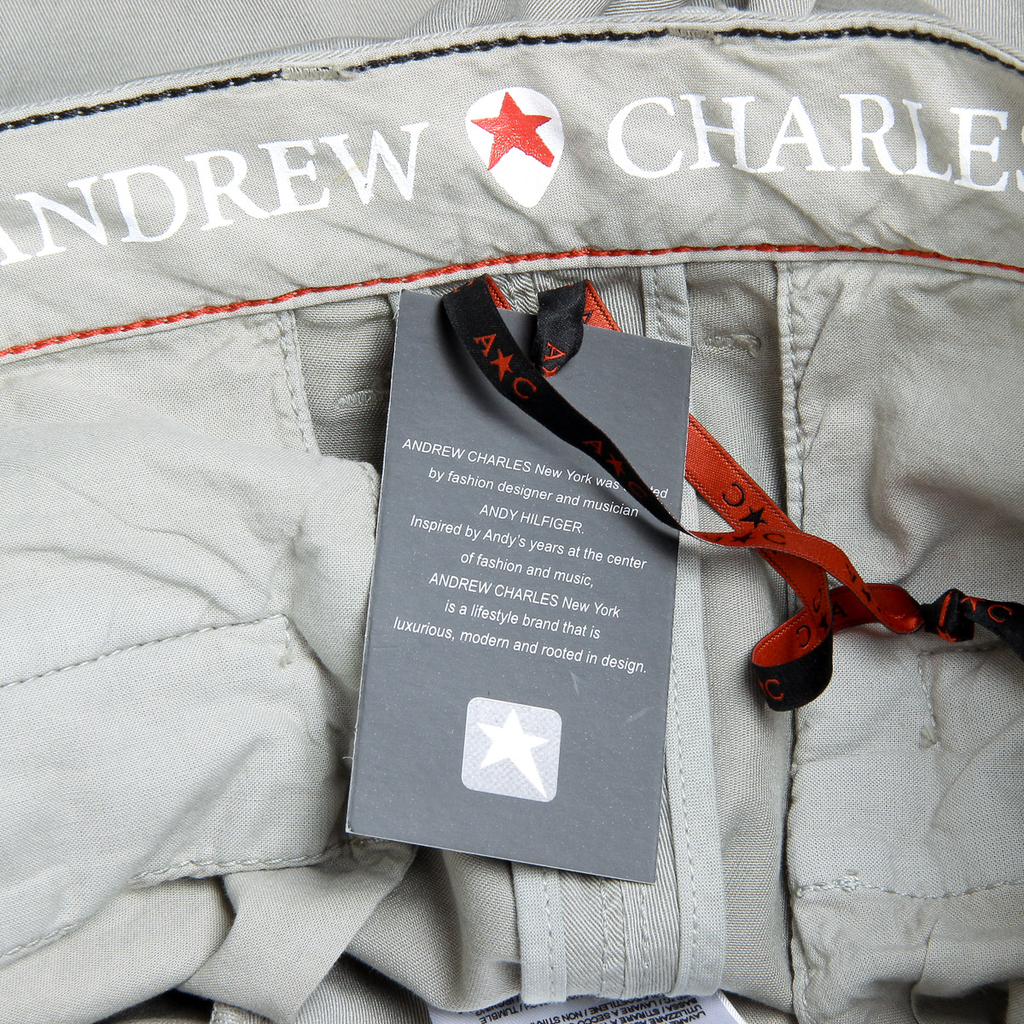 Andrew Charles Pantaloncini da uomo grigio chiaro SADECK