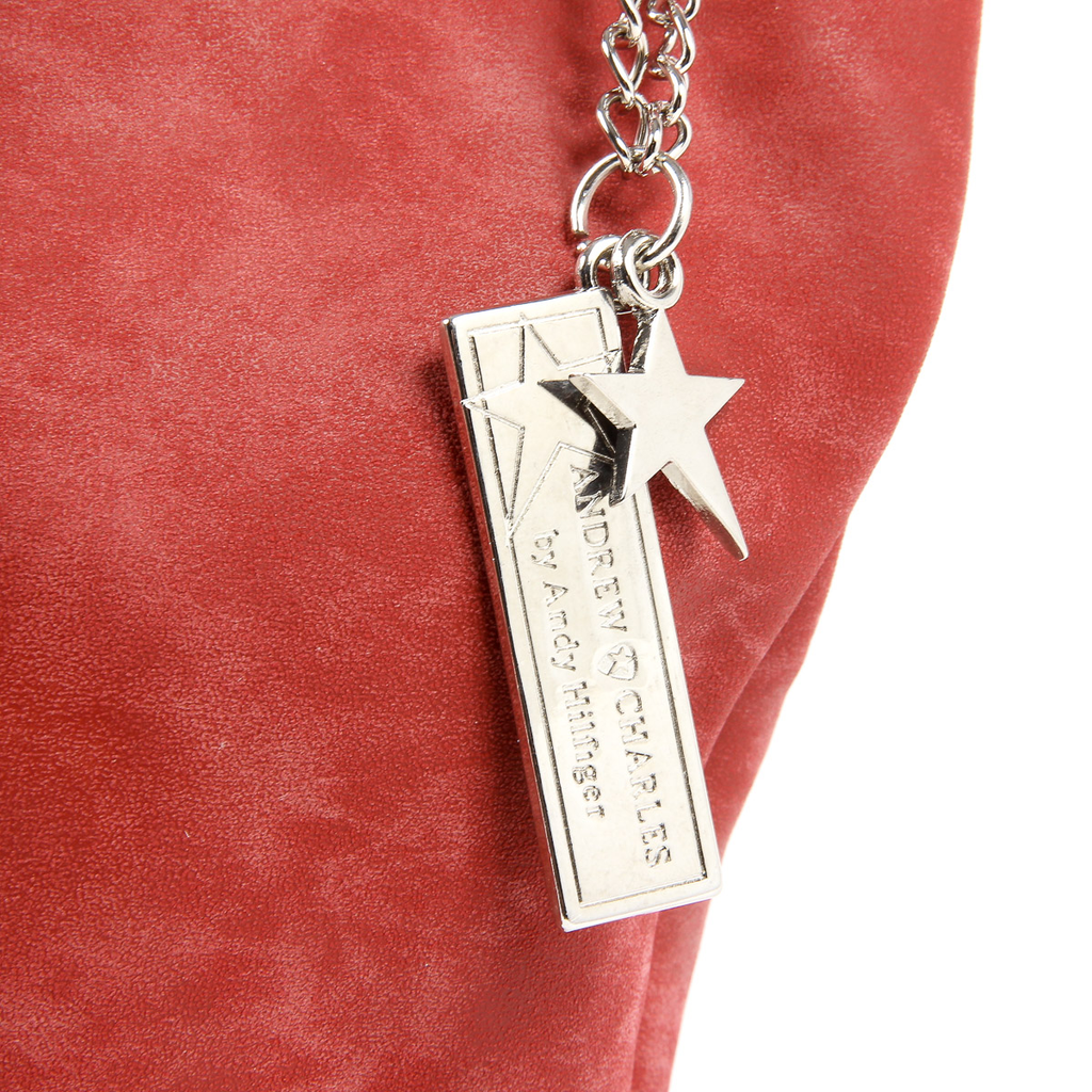Borsa a mano da donna Andrew Charles rossa KIARA