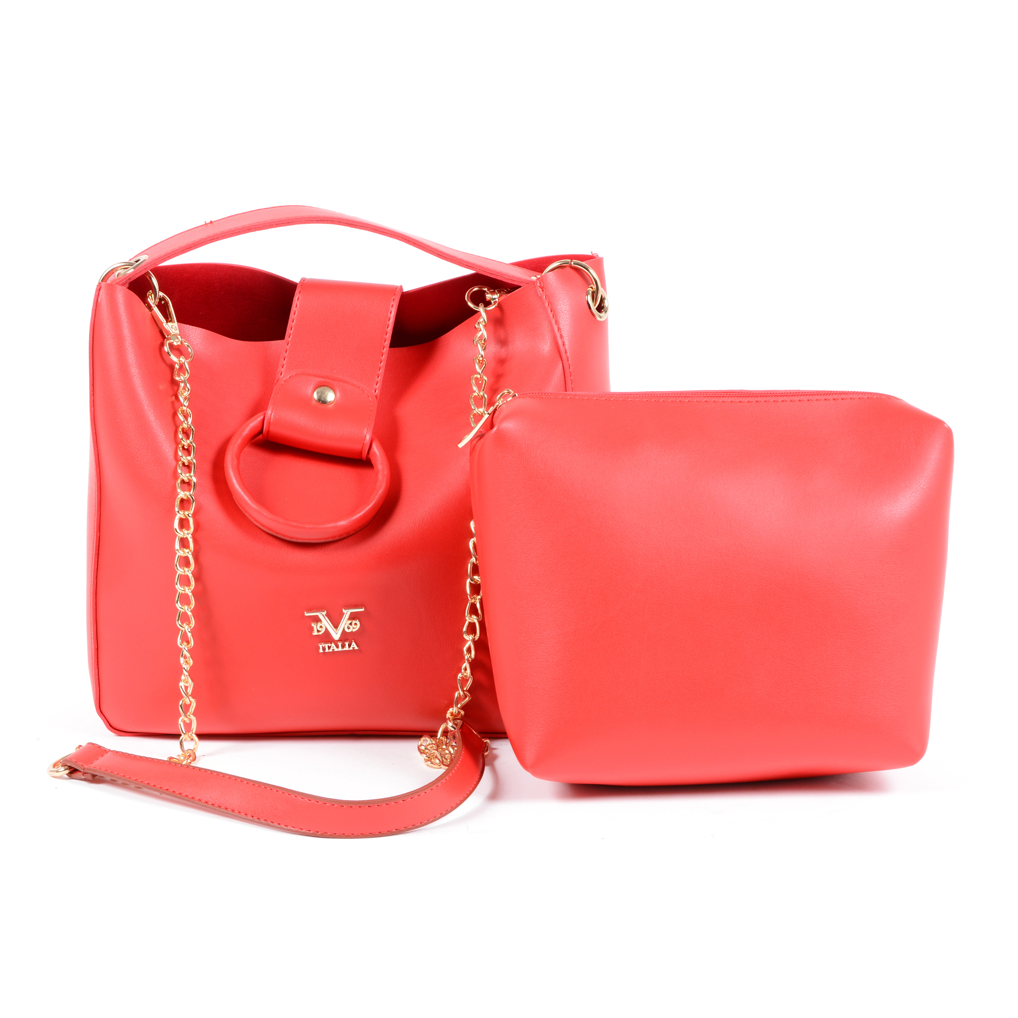 V 1969 Italia Borsa da donna rossa TRIPOLI