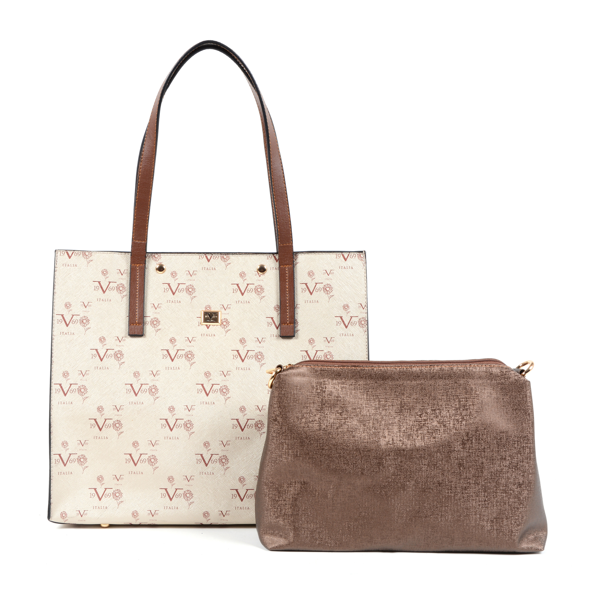 V 1969 Italia Borsa da donna Beige LUBIANA