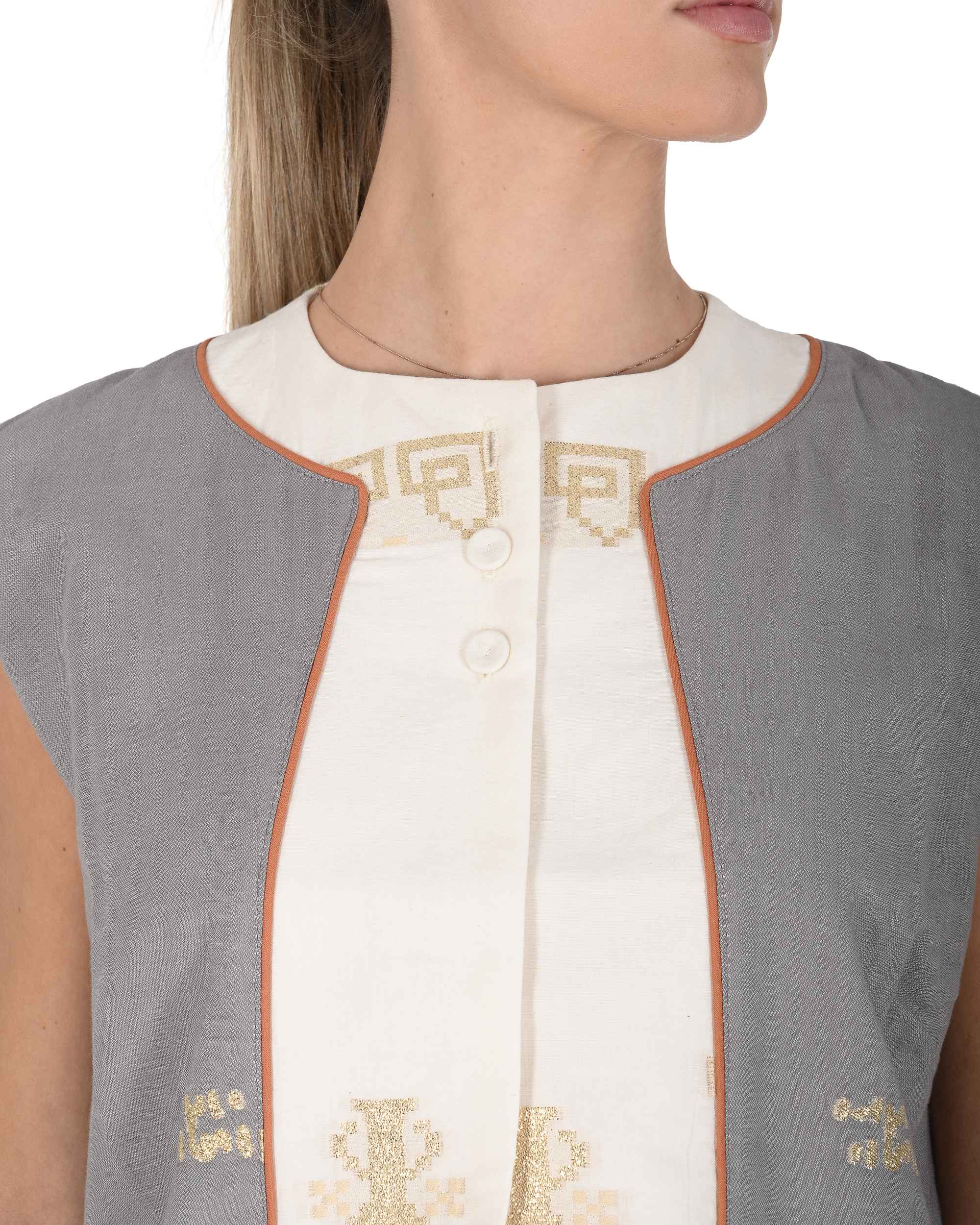 Gilet da donna Mykonos POSEIDON GREY 802
