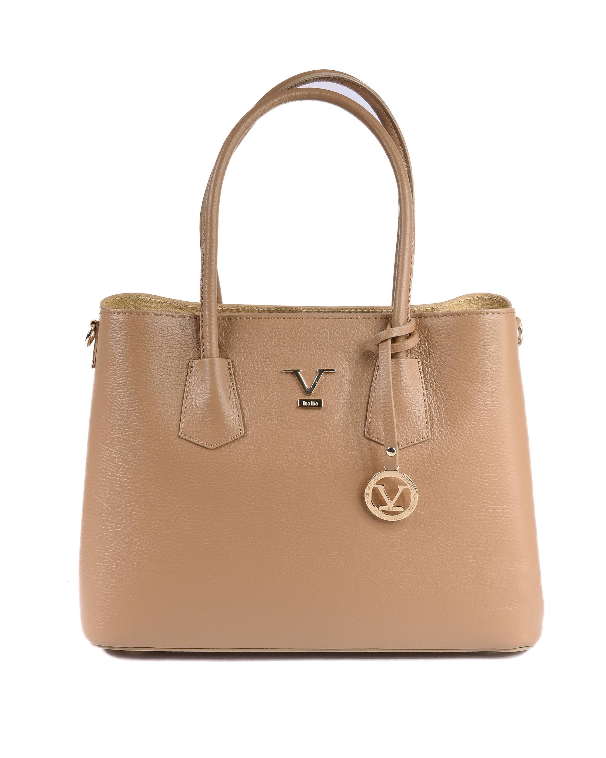 Borsa da donna V Italia 10510 DOLLARO BEIGE