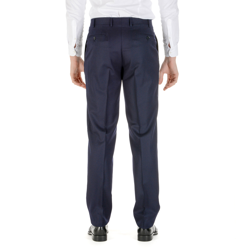 Pantaloni da uomo Canali blu scuro
