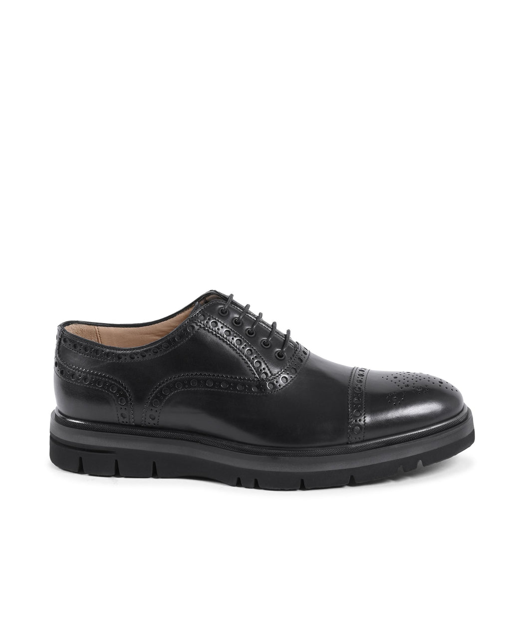 Scarpe Brogue Da Uomo Dee Ocleppo EB130 VITELLO NERO