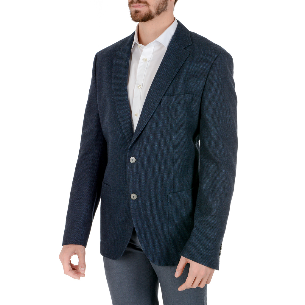 Giacca da uomo Hugo Boss a maniche lunghe blu scuro JANSON