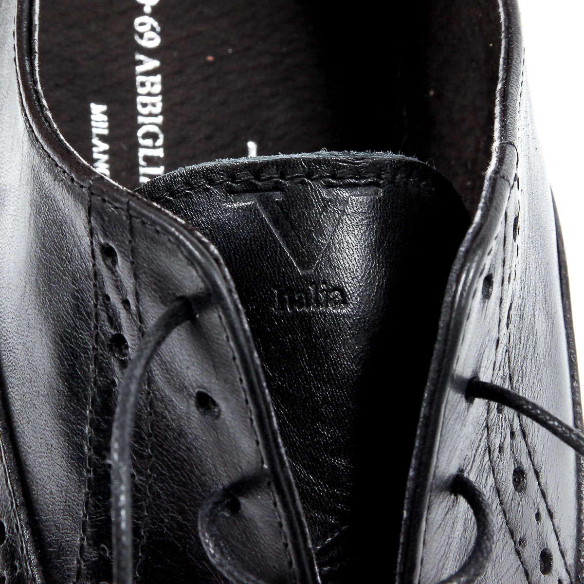 V 1969 Italia Scarpa Oxford Brogue da uomo