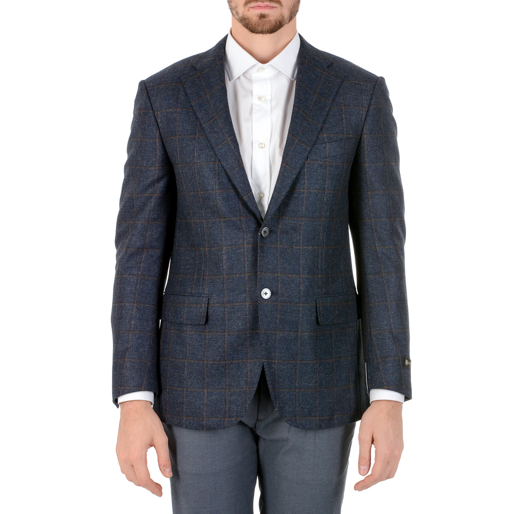 Corneliani Giacca Uomo Maniche Lunghe Blu Scuro