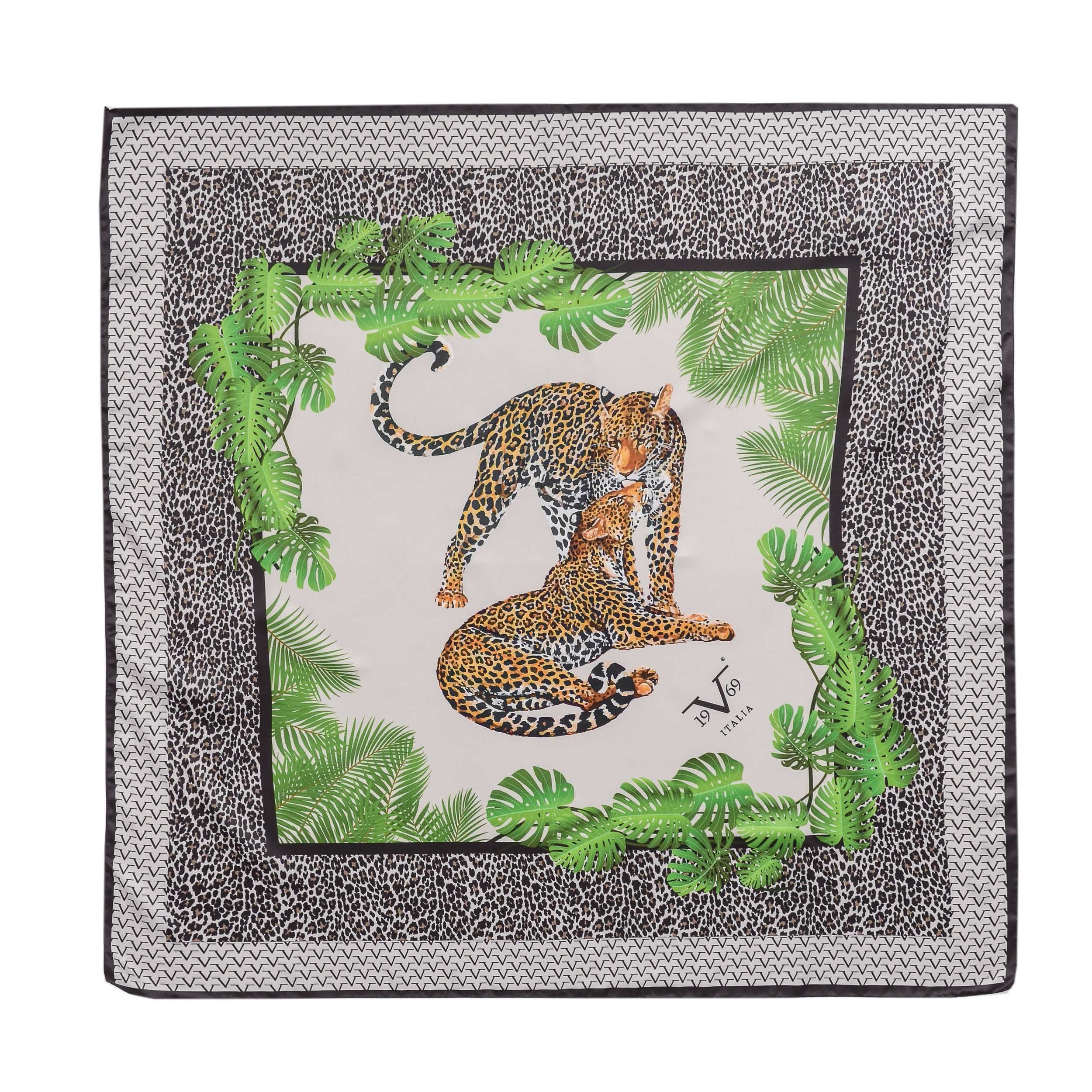 19V69 Italia Foulard Donna Multicolor LEOPARD V07
