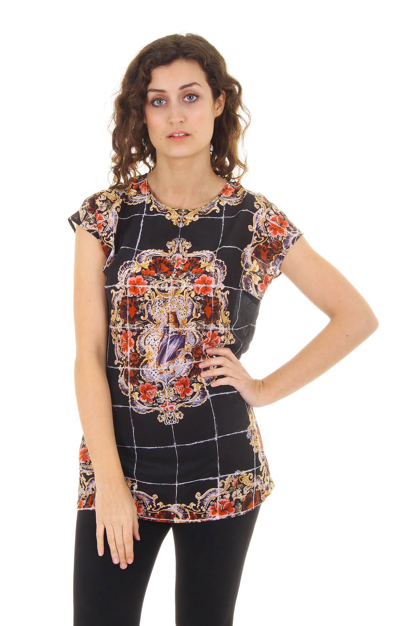 Dolce & Gabbana top da donna a manica corta F7Q08T FP15Y X0800