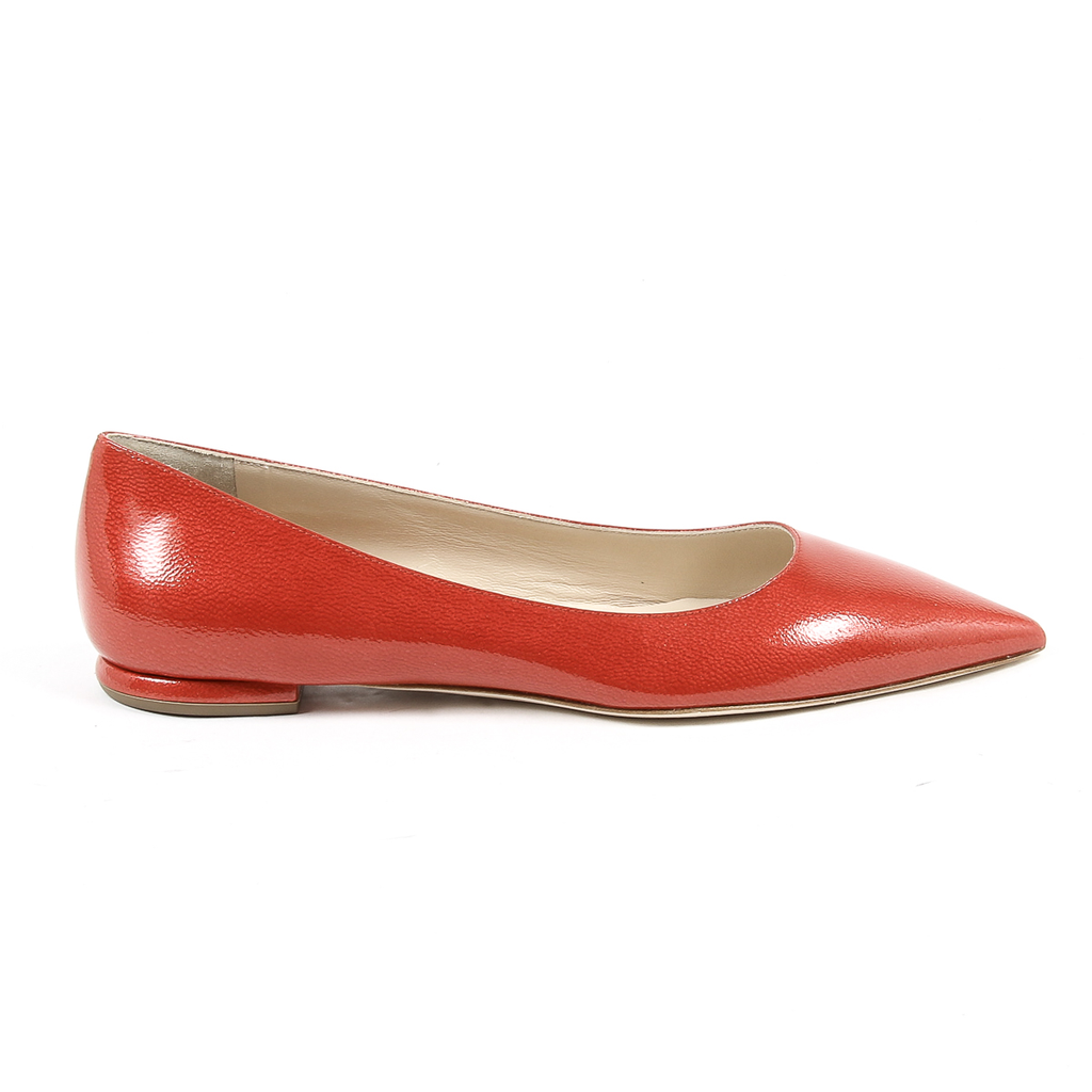 V 1969 Italia Womens Ballerina Red CHIARA