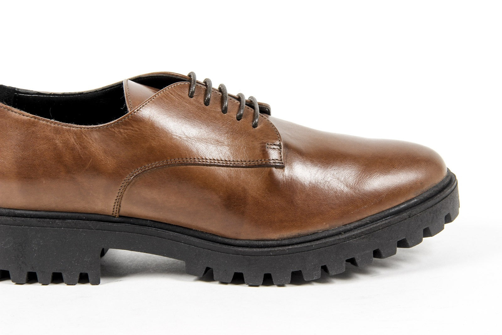 Scarpa stringata da donna V 1969 Italia C01 VITELLO MARRONE