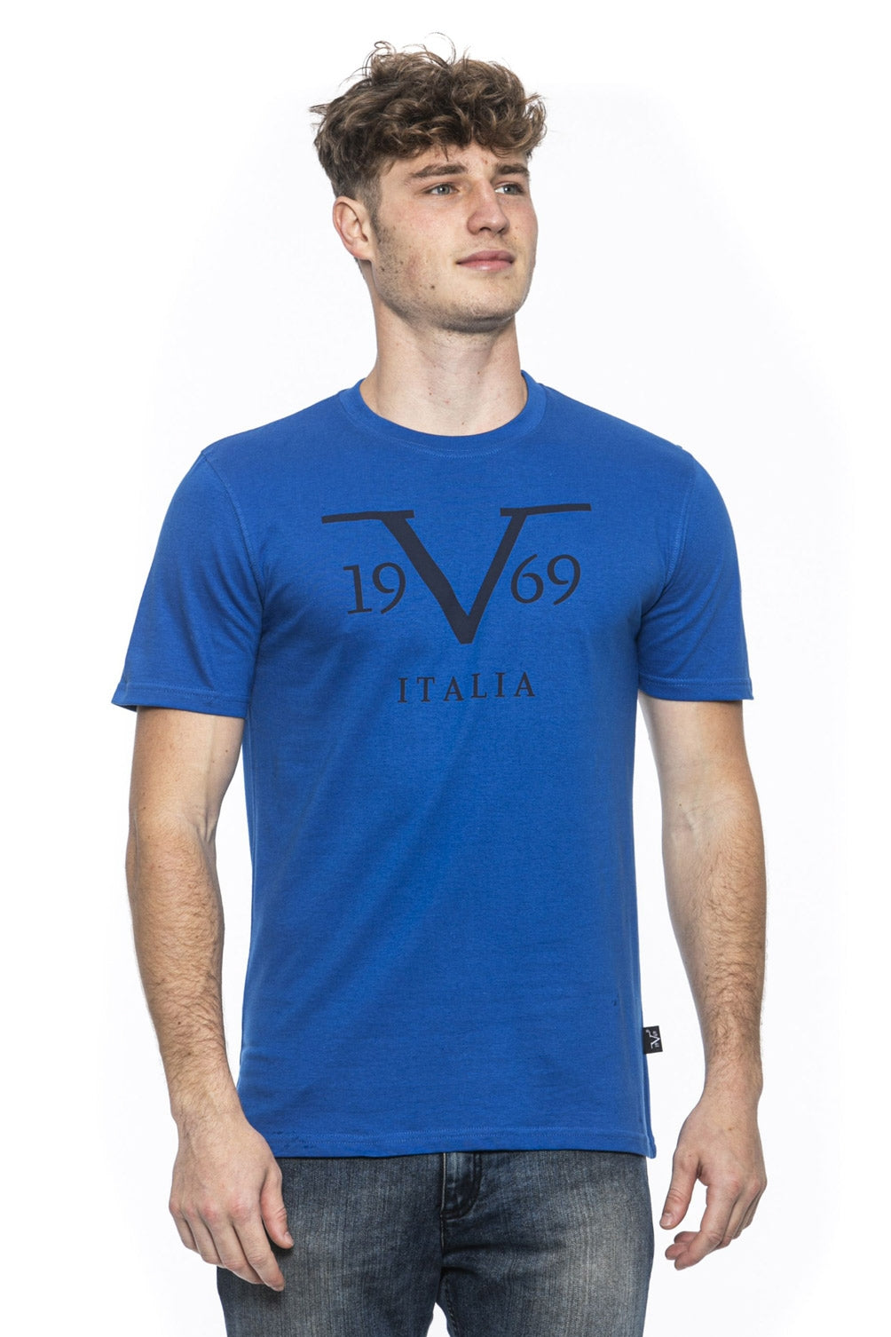 19V69 Italia T-Shirt Uomo Blu RAYAN ROYAL BLUE
