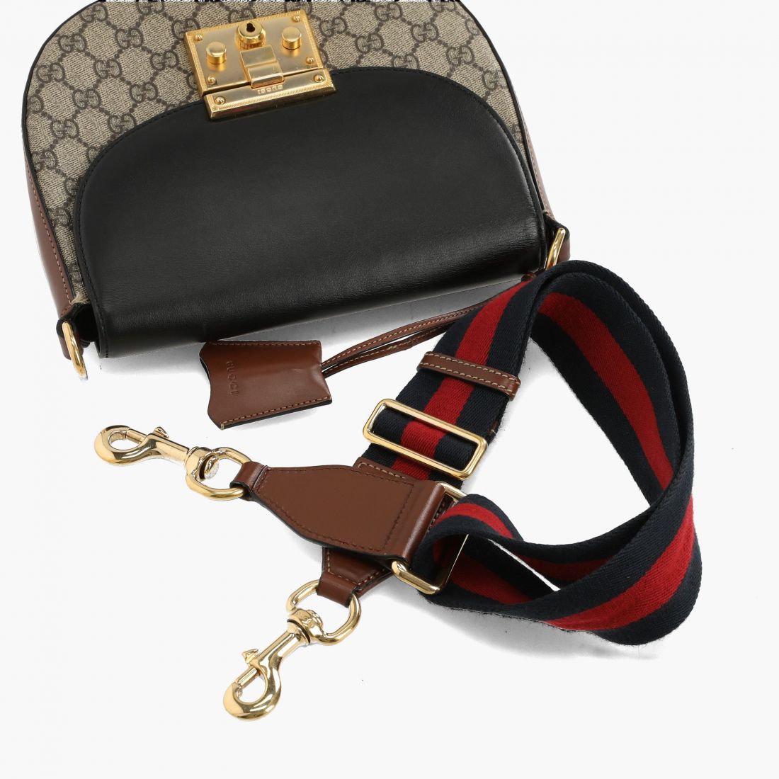 Borsa a tracolla con lucchetto monogramma GG