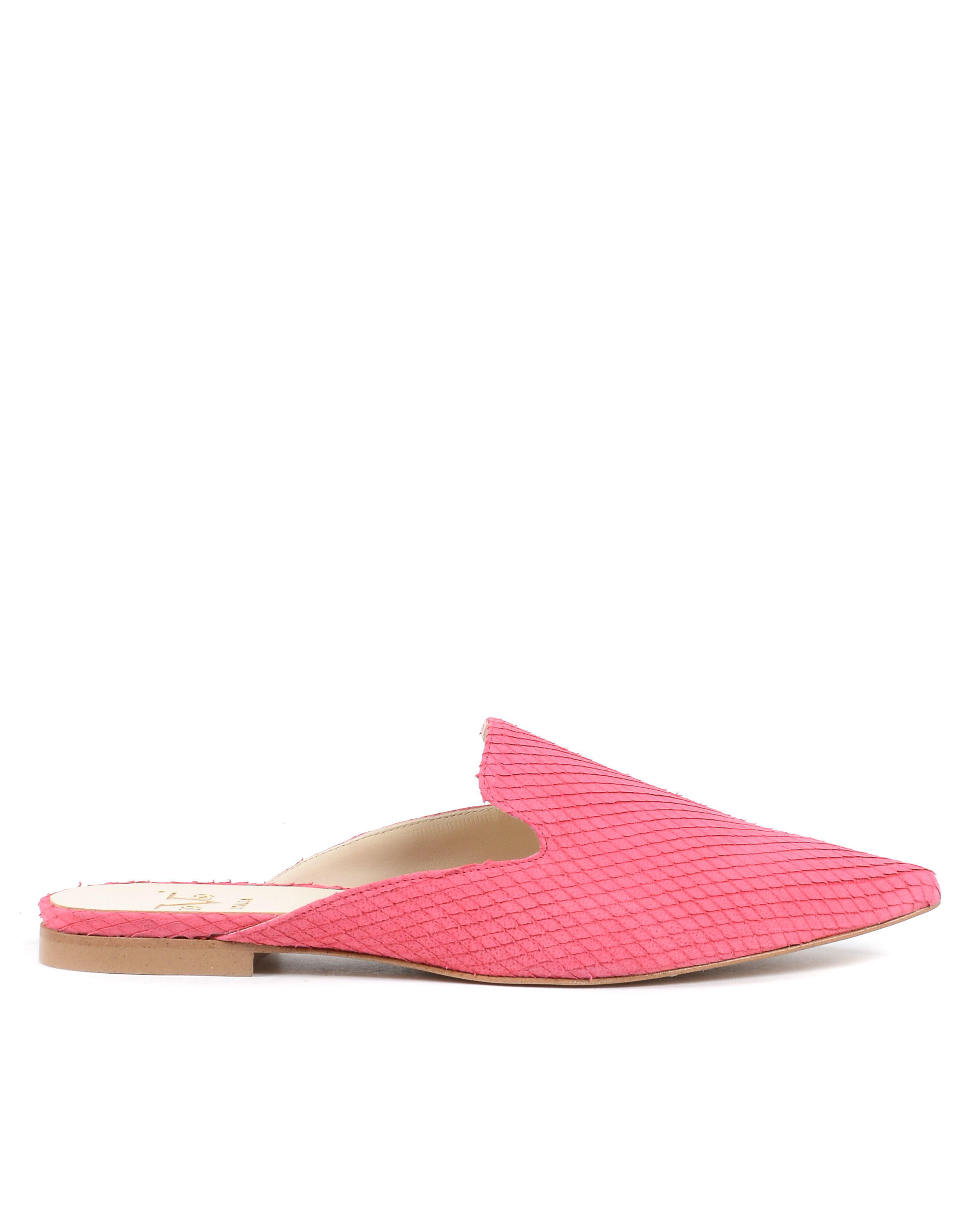 19V69 Italia Womens Slide Pink 4747 SABOT PITONE STAMP ROSA