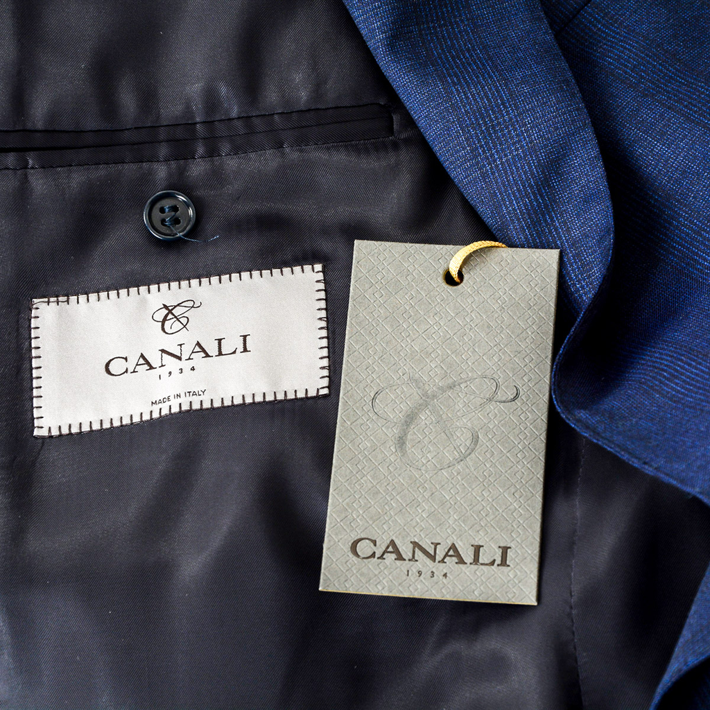 Abito da uomo Canali maniche lunghe blu