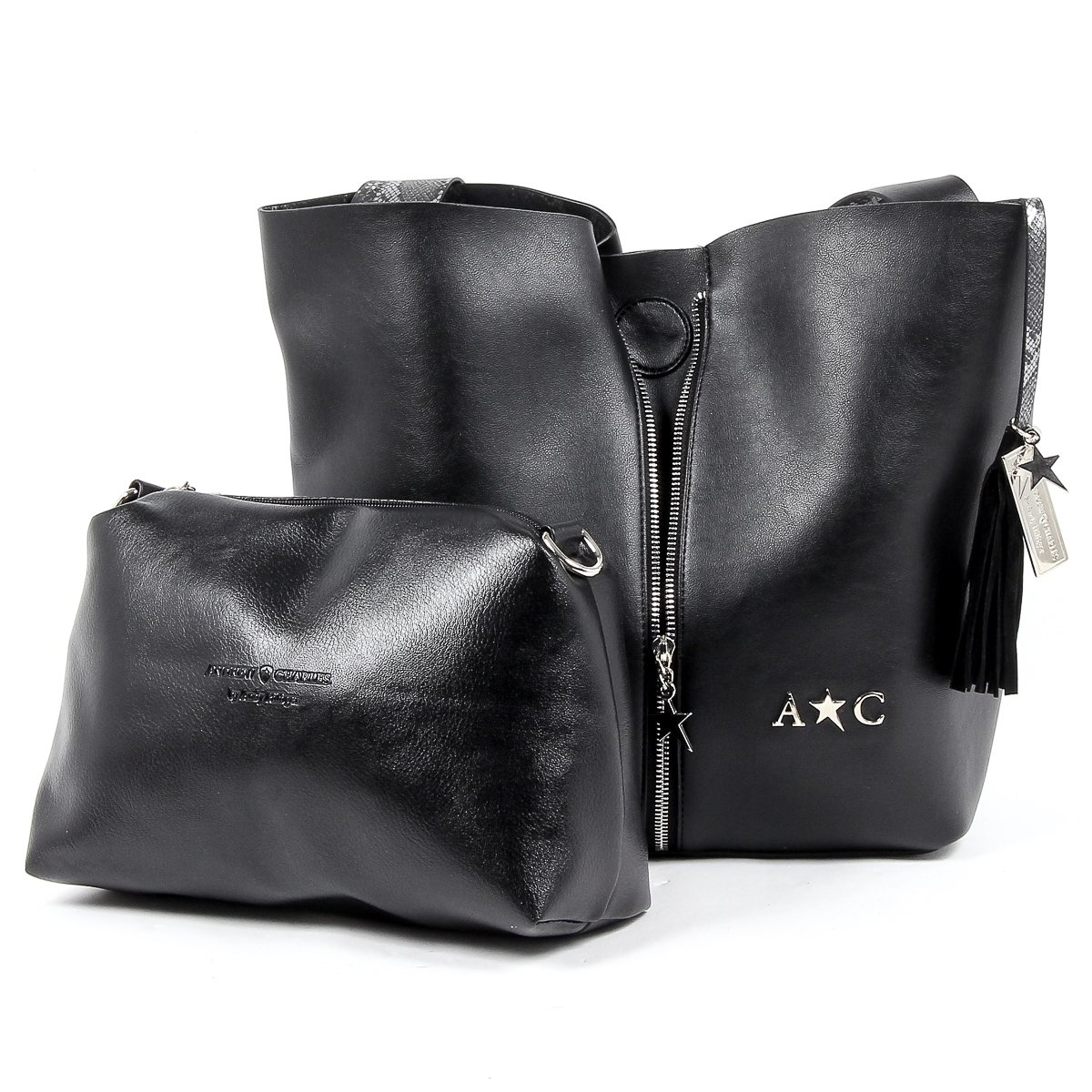 Borsa a mano da donna Andrew Charles nera JANE