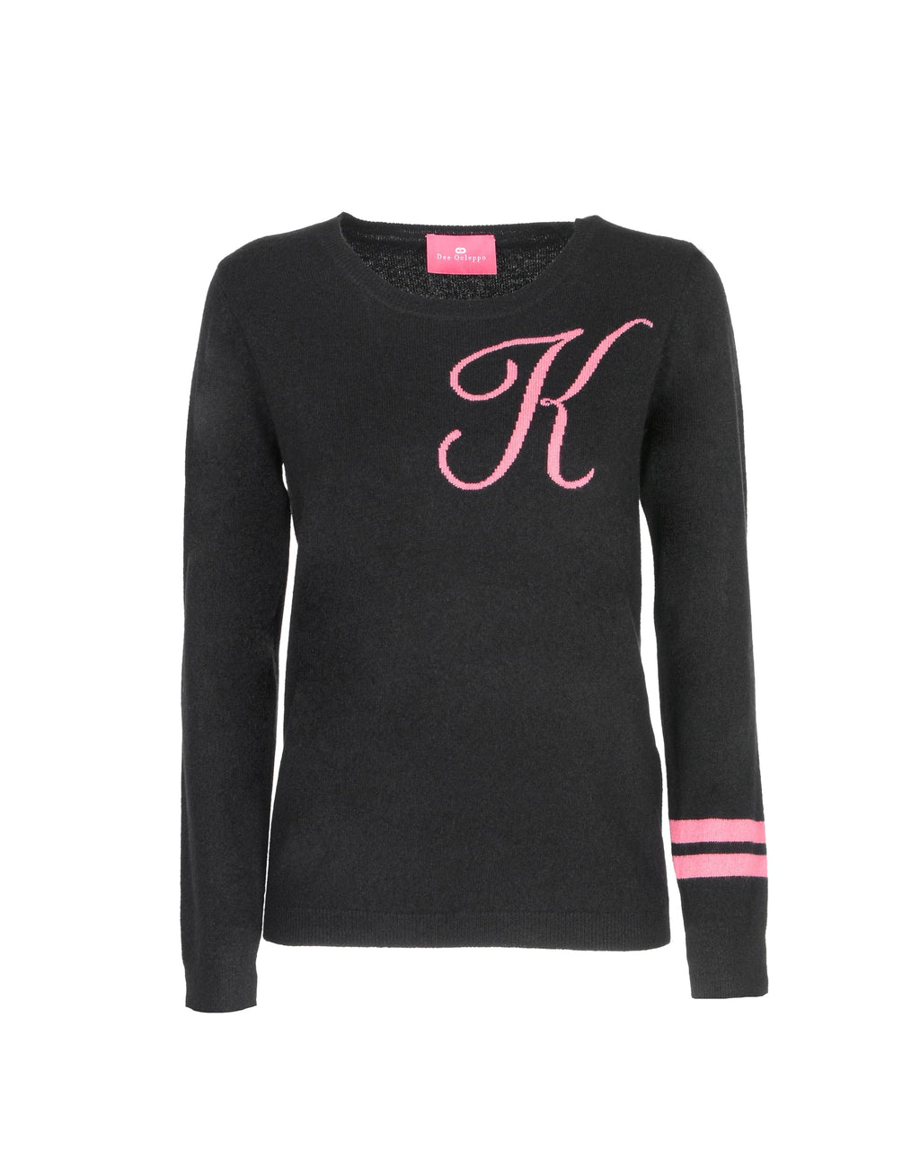 Maglione girocollo in cashmere - Nero