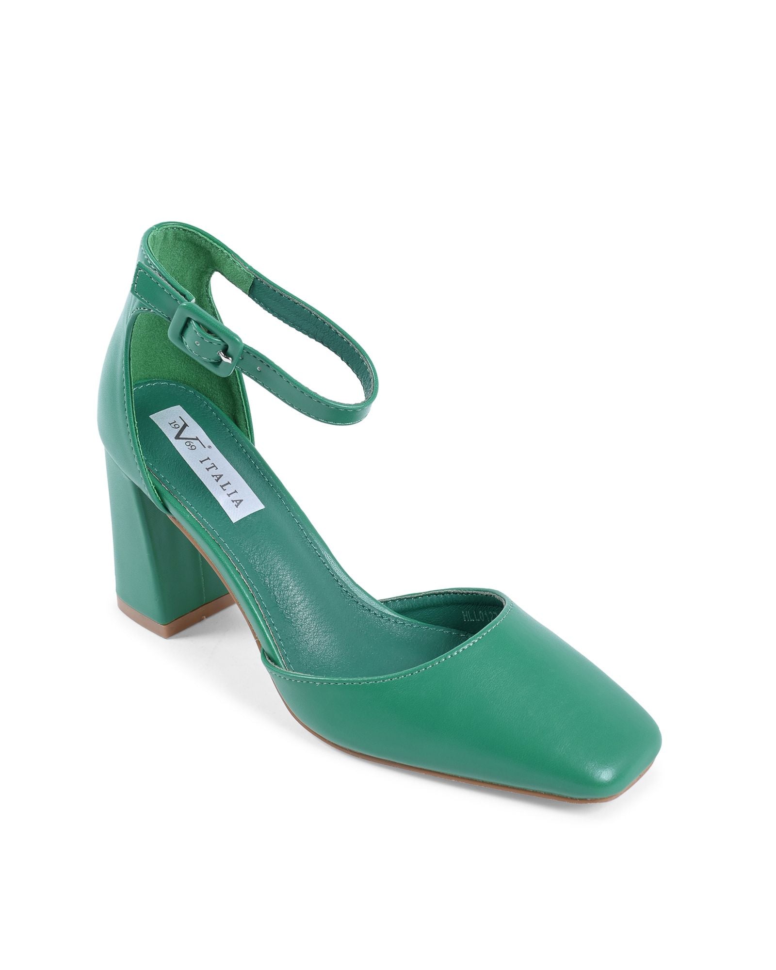 19V69 Italia Scarpe da donna con cinturino alla caviglia Verde HLL0127 VERDE