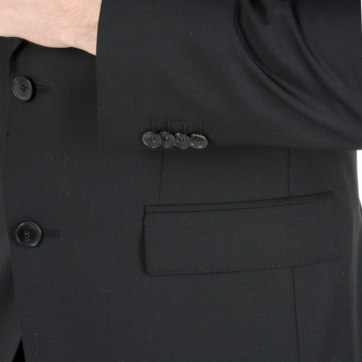 Abito da uomo Hugo Boss nero, GRANDE GENIO
