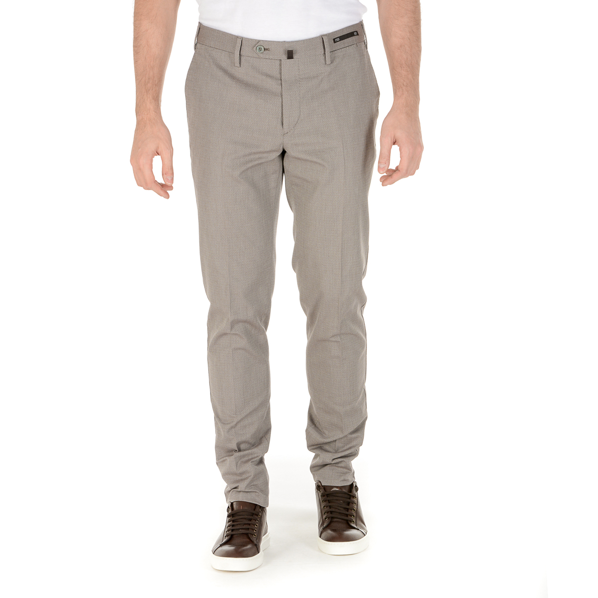 Pantaloni da uomo PT01 Taupe BUSINESS