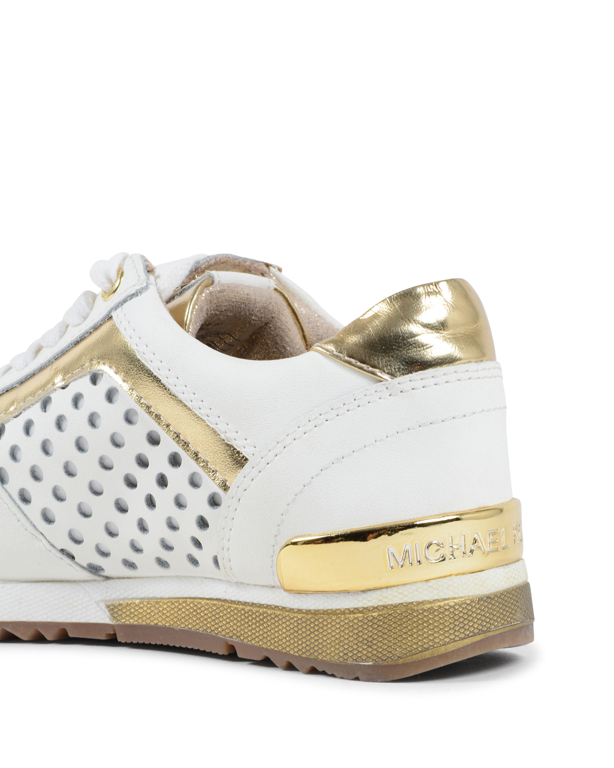 Michael Kors Sneaker da bambina bianca ZIA ALLIE SAY WHITE GOLD