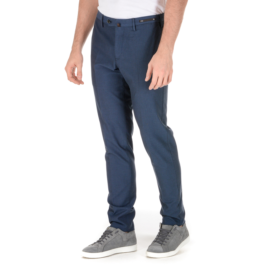 Pantaloni da uomo PT01 blu BUSINESS